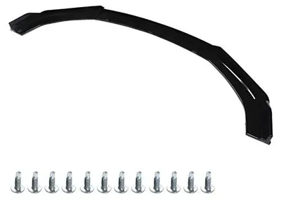 Produktbild von Elzusha - Frontstoßstange, glänzend schwarz - ABS-Karosseriekit - Universeller Frontspoiler - Sportliches Design - Hohe Festigkeit - Verbesserte Fahreigenschaften - Frontspoiler
