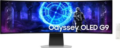 Obrázok produktu pre Samsung Odyssey OLED G9 G95SD (2024) 49" LS49DG954SUXEN DQHD herný monitor 32:9 zakrivený, 0,03 ms GtG, 240 Hz, OLED panel