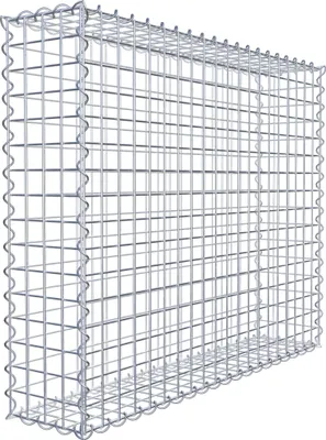 Obrázek produktu pro Gabion 100 cm x 80 cm x 20 cm (D x V x H), velikost ok 5 cm x 5 cm, spirála