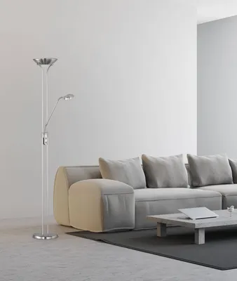 Produktbild von Reality Spock LED Stehleuchte  20W dimmbar Nickel Matt warmweiss