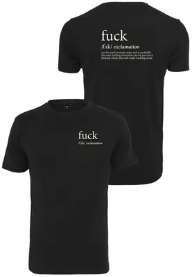 Immagine prodotto di Mister Tee Maglietta FCK Tee Nero-M