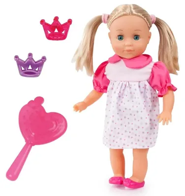 Zdjęcie produktu dla Bayer Design 93335AJ Funkcjonalna lalka Charlene, interaktywna, ze śpiącymi oczami, mówi 50 zdań, 33 cm