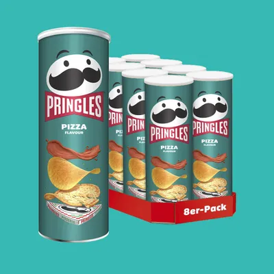 Produktbild von Pringles Pizza Flavour - 8x 165g
