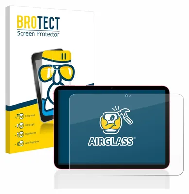 Produktbild von BROTECT Schutzglas für Apple iPad 10.9" WiFi 2022 (10. Gen.) Schutzfolie Panzer Folie Glas Display Schutz klar