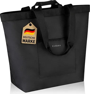 Obrázek produktu pro Velká nákupní taška 40 l, černá, voděodolná