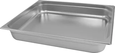 Zdjęcie produktu dla Pojemnik GN na posiłki, gastronomiczny 2/1 Mega-M ze stali nierdzewnej 650x530x100mm