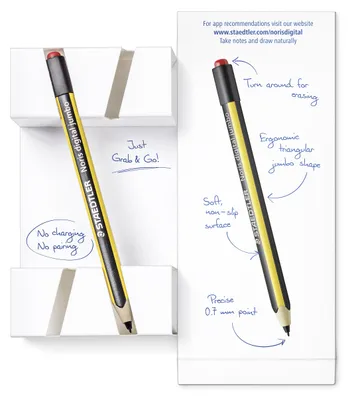 Produktbild von STAEDTLER Noris digital 180J 22 Stylus Etui mit jumbo Digitalstift, Ersatzspitzen und Werkzeug