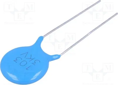 Produktbild von Kondensator: Keramik; 10nF; 3kV; Y5V; ±20%; THT; 7,5mm CCH-10N/3000V Keramikkondensatoren THT