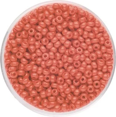 Produktbild von Rocailles satt koralle 2,6 mm 17 g