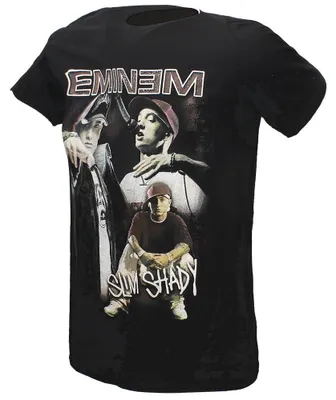 Produktbild von Eminem Slim Shady Marshall Mathers Collage T-Shirt – Offizielles Merchandise - M