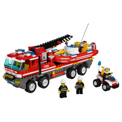 Produktbild von LEGO City 7213 - Feuerwehr-Truck mit Löschboot