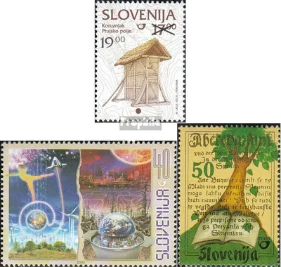 Produktbild von Briefmarken Slowenien 2000 Mi 305,332,333 (kompl.Ausg.) postfrisch Kulturelles Erbe