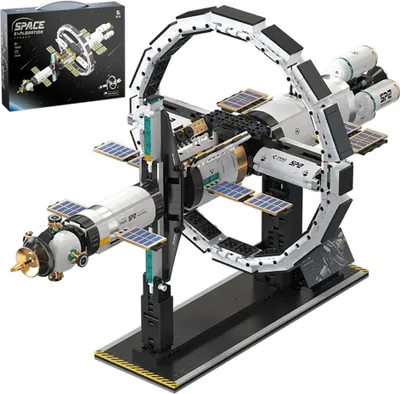 Produktbild von TOMU T5006 Raumstation Moc Klemmbausteine 2221 Teile Konstruktionsspielsteine