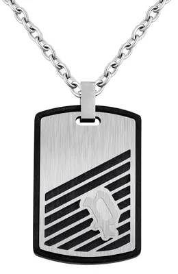 Produktbild von Police Herren Halskette Edelstahl Anhänger Dog Tag PJ26464PSS.01