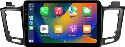 Obrázok produktu pre Autorádio s Bluetooth a CarPlay pre Toyota RAV4 (2013–2017) – kompatibilné s Apple a Android – stereo systém s navigačným systémom – 2 GB RAM, 32 GB úložného priestoru