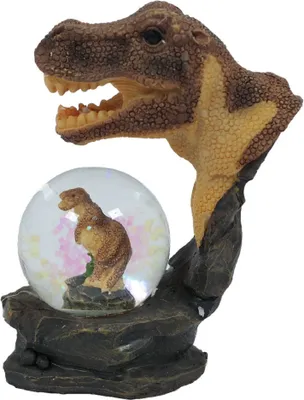 Produktbild von Glitzerkugel Dino T- Rex, 11 cm,  Schneekugel Tier Tiere Schneekugeln Dinosaurier