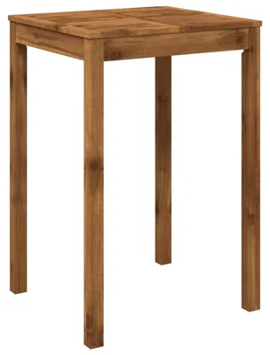 Imagen del producto de Mesa de jardín, estilo natural, 70 x 68,5 x 105 cm, fabricada en madera de acacia maciza