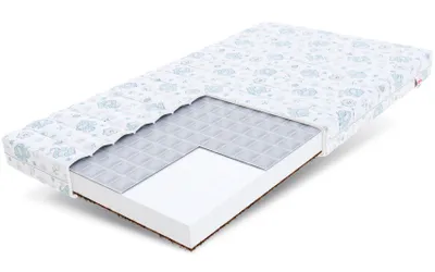 Produktbild von Matratze 80x160 cm MIKI Höhe ca. 9 cm H2 H3 Kaltschaum Kokos Buchweizen Dumbo Bezug Kindermatratze