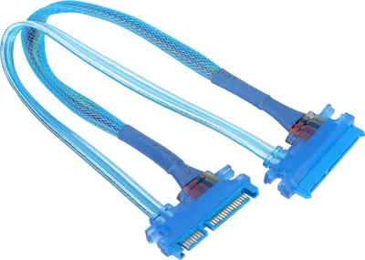 Obrázek produktu pro Sata kabel 7 + 15 pinů samec na 22 pinů SSD 3.0 datový prodlužovací kabel pro přenos dat externího pevného disku (30 cm)