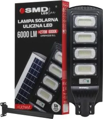 Immagine prodotto di Lampione Solare A Led 270W 6000K + Supporto