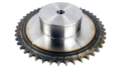 Image de Pignon 08B, 47 dents, avec moyeu, trempé, P : 12,7, 1/2″ Ozdowski, à une rangée