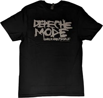 Produktbild von Depeche Mode - "People Are People" T-Shirt für Herren/Damen Uni RO5186 (XXL) (Schwarz)