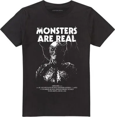 Produktbild von Stranger Things T-Shirt Herren Season 5 - Vecna Monsters Are Real schwarz XL