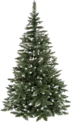 Produktbild von Umelý vianočný stromček Premium 180 cm Diamond Pine s umelým snehom a skutočnými šiškami Zimná optika Jedľa