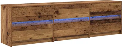 Immagine prodotto di vidaXL Mobile TV 180 x 34 x 50 cm, legno massello e truciolato