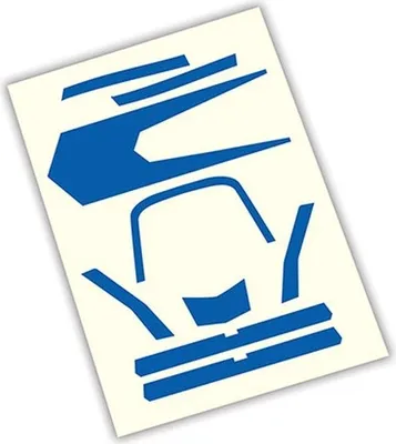 Obrázek produktu pro Obtisky Traxxas, vysoká viditelnost, černá