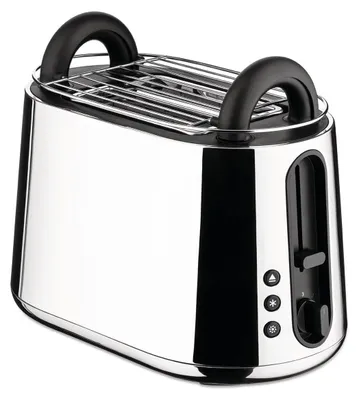 Design-Toaster, Edelstahl 18/10, 925 W, 2 Schlitze, schwarz