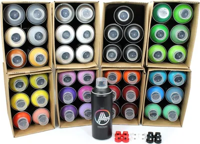 Produktbild von Double A Spraypaint Pack 48x 400ml - Multicolor