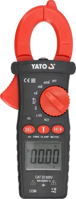 Produktbild von Echteffektivwert-Wechselstrom-Stromzange 600 A - YT-730935