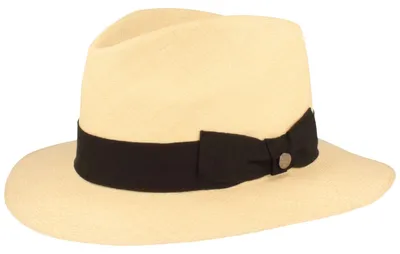 Feiner Montecristi Panamahut mit UV-Schutz 50 von Hut-Breiter in beige