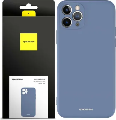 Zdjęcie produktu dla Silikonowe etui SPACECASE Silicone Case do iPhone 11 Pro Niebieski