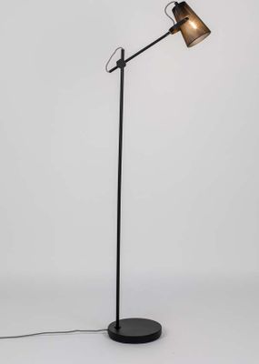 stehleuchte Fokus 135,5 cm Stahl schwarz
