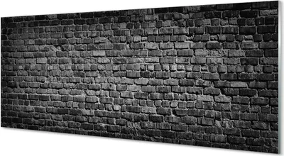 Produktbild von Glasbilder 125x50 Wandkunst Vintage brick wall