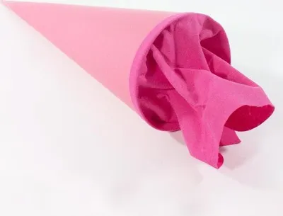 Produktbild von Schultüten Rohling Einhorn Rosa 70 cm rund mit Filzverschluss