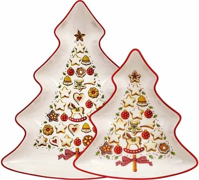 Produktbild von Villeroy & Boch Winter Bakery Delight Baumschalen-Set 2-teilig