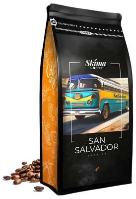Produktbild von Kaffeebohnen 1 kg SAN SALVADOR 100 % Arabica frisch geröstet für Vollautomaten