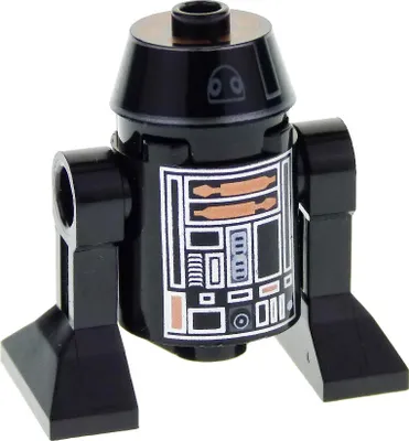 Image de 1x Lego minifigure Star Wars épisode 4/5/6 droïde R5-J2 noir 9492 sw0375
