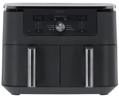 Produktbild von Ninja DZ400EU Doppel-Heißluftfritteuse grau