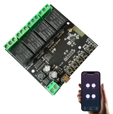 Image de Module de relais intelligent WiFi 4 canaux pour contrôle à distance