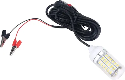 Obrázek produktu pro 12V LED podvodní lampa, potápěčská lampa žlutá pro noční rybolov a rybník, IP68