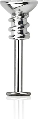 Produktbild von Lippen Piercing Micro Labret Monroe Cartilage Tragus Schraube Screw silber 10 mm