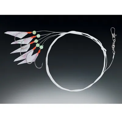 Produktbild von Balzer 3D Heringsvorfach 1,50m 5 Haken Gr. 6 - Heringspaternoster