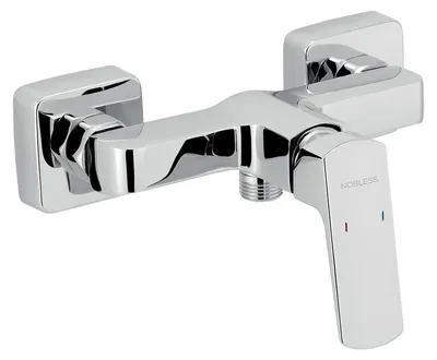 Productafbeelding van Douchekraan met hendel, Novaservis Nobless EGO, chroom, model 43061/1,0