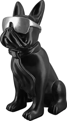 Produktbild von Casablanca by Gilde Dekofigur Mops Cool Dog sitzend H. 35 cm,37189