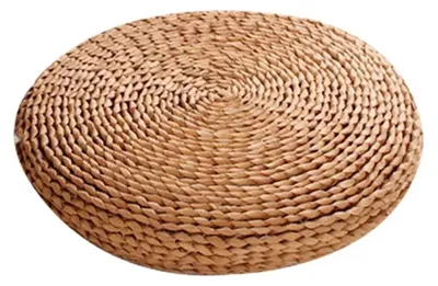 Image de Coussin de méditation en paille pour le yoga et la méditation
