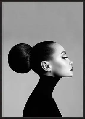 Image de Image Poster dans un cadre 33x43 cm Fille P1246